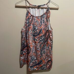 Ann Taylor sleeveless summer blouse